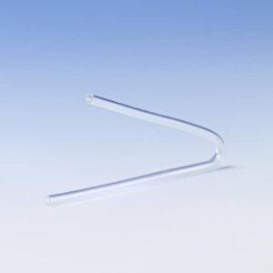 Sound tube pre-bent 2 x 3.1 mm M transparent