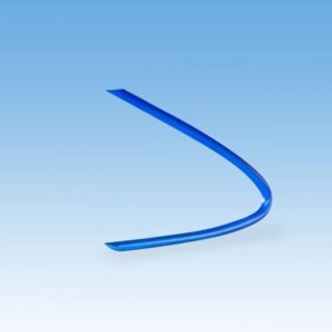 Sound tube, pre-bent, 2 x 3.1 mm M blue