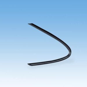 Sound tube, pre-bent, 2 x 3.1 mm M black