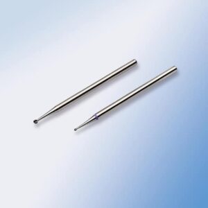 Hard metal bur round, 0.8mm left-handers