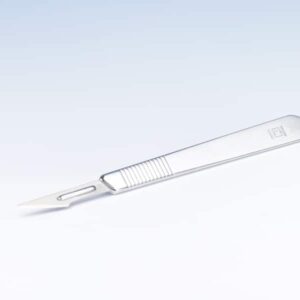 Scalpel handle with 1 blade